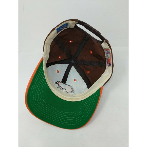 Cleveland Browns Sports Specialties Helmet Logo Snapback NFL Cap Hat VTG 90s - Picture 6 of 10